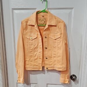 Michael Kors Women's Orange Denim Jacket